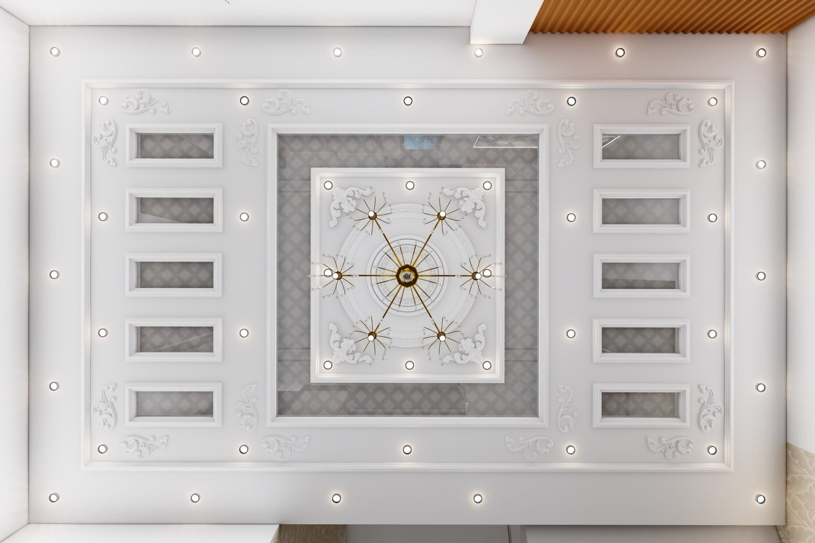 new stair ceiling